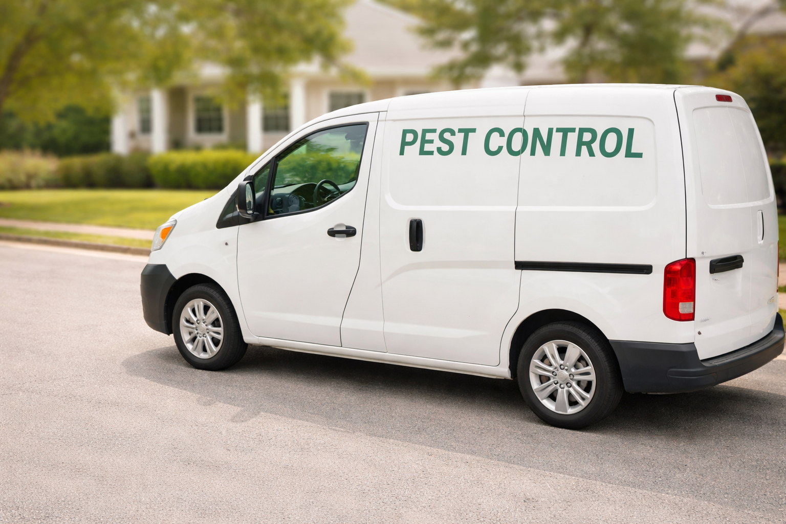 Pest Control NOW service van